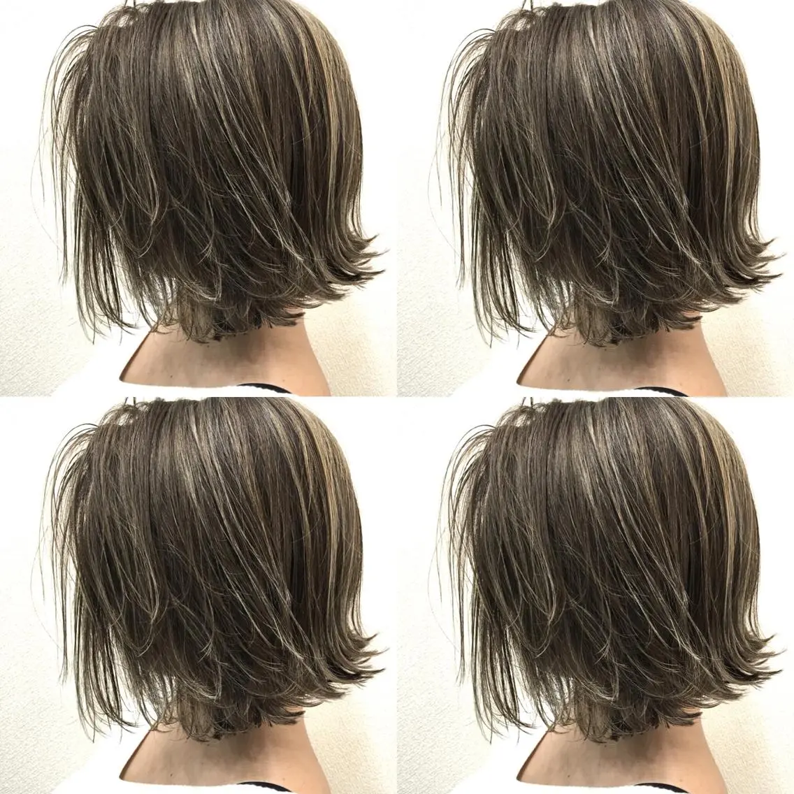 ショート カラー ベージュカラー ハイライトカラー 3Dハイライト ハイライト 井上 一平のヘアスタイル