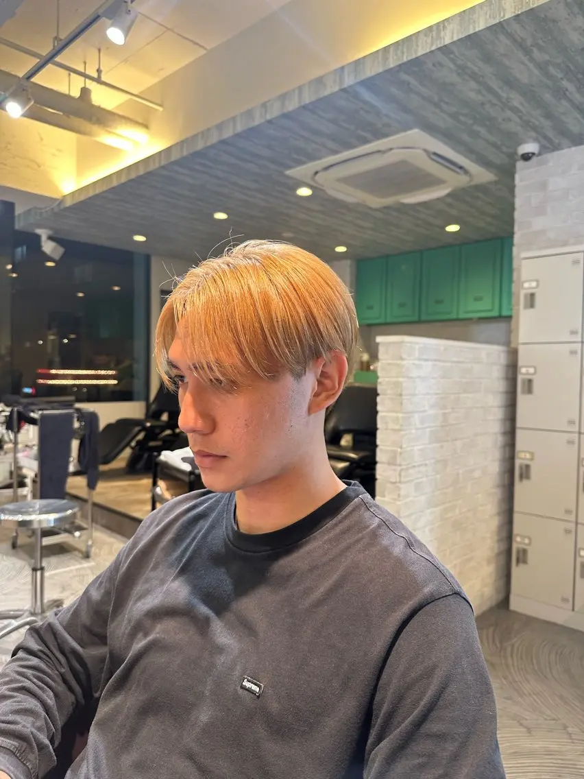 ショート カット 札幌メンズ/盛れ艶髪 ハイトーン/網野制流のヘアスタイル