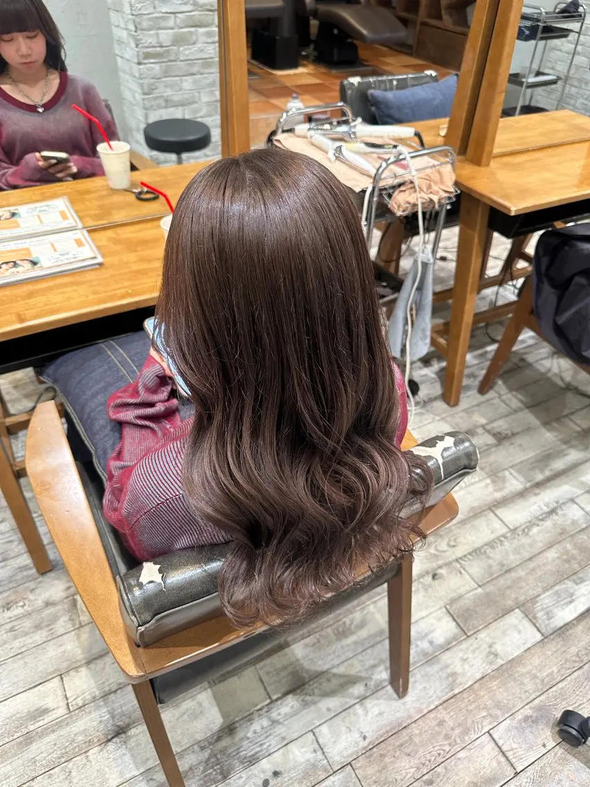 ロング カラー 丸山 心 / 艶カラーのヘアスタイル