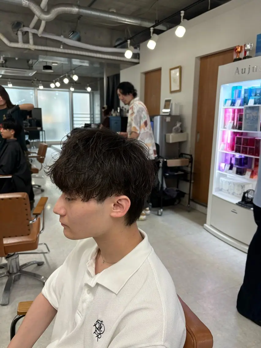 パーマ メンズ メンズパーマ 下北沢メンズパーマ 特化園田　楓莉のヘアスタイル
