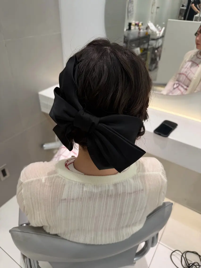 ヘアアレンジ 結婚式・ブライダル ヘアセット ヘアセット🎀耳つぼ 👂💎MONAMIのヘアスタイル
