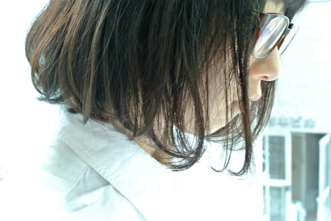 ミディアム ショート ボブ 樋口 千尋のヘアスタイル