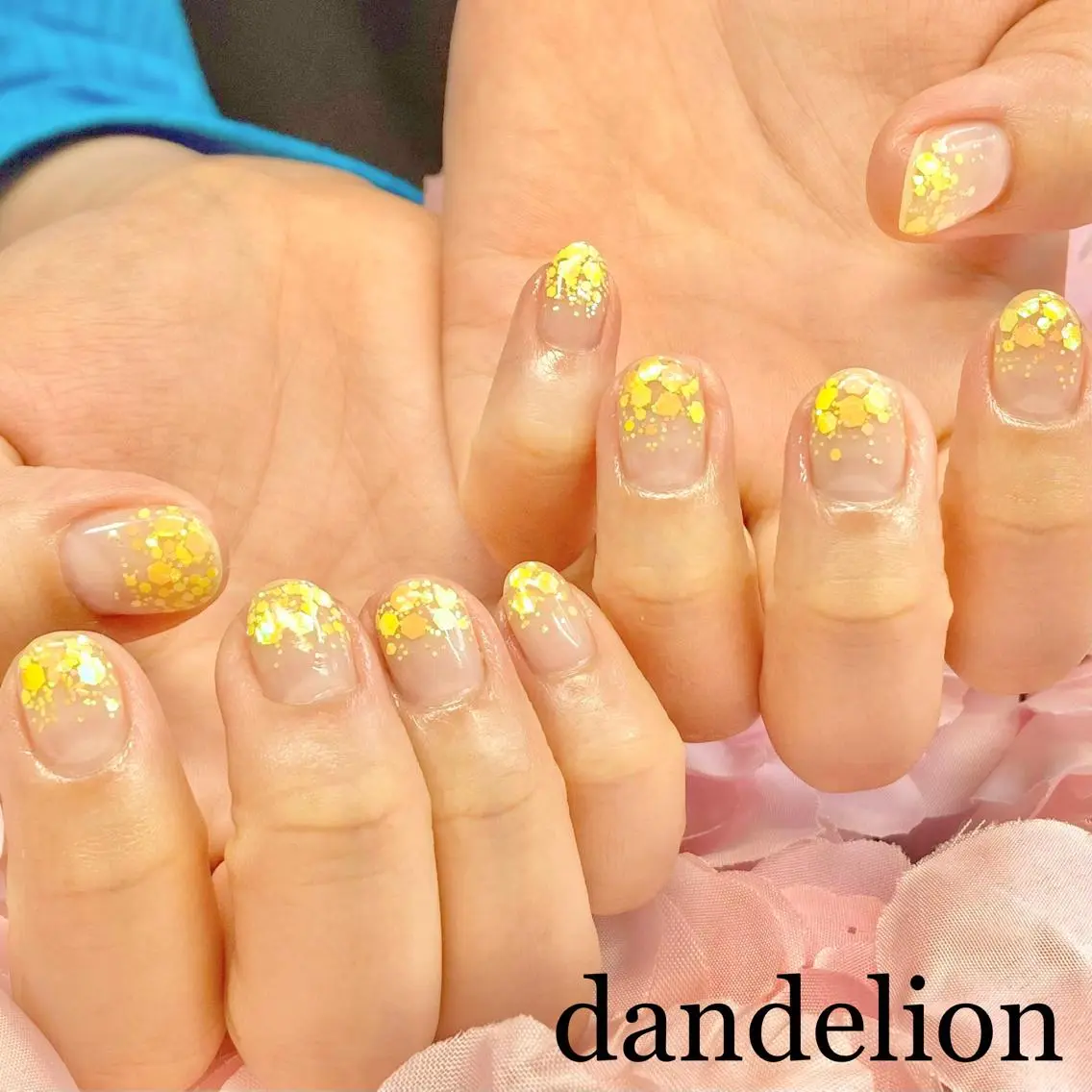 ネイル ハンドネイル ハンドケア dandelion ダンデライオンのネイルデザイン