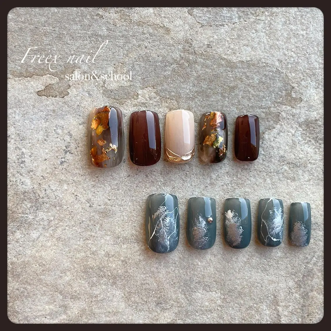 ネイル ハンドネイル ハンドケア freex nail /ニュアンス/個性派のネイルデザイン