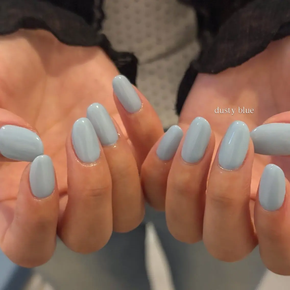 ネイル ブルー ハンドネイル IZUMIꕤnail 堺筋本町｜心斎橋のネイルデザイン