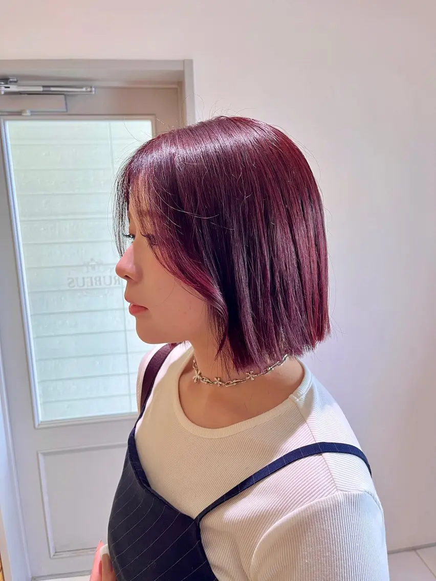 ショート カラー ブリーチ ブリーチなしカラー カット ヘアカラー トリートメント ✨髪質改善🎨 杉本賢人のヘアスタイル