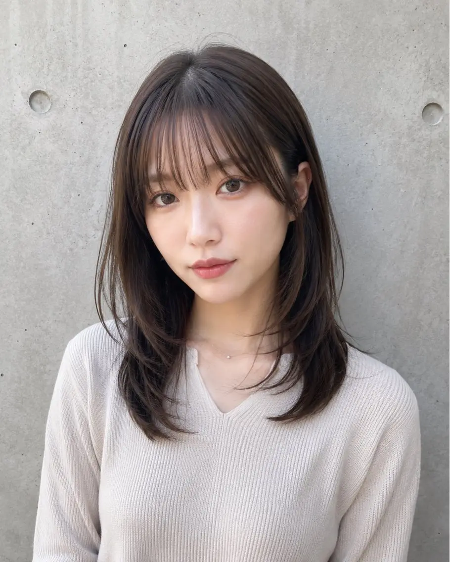 ミディアム 🌷レイヤー・ボブ /tomomi🌷のヘアスタイル