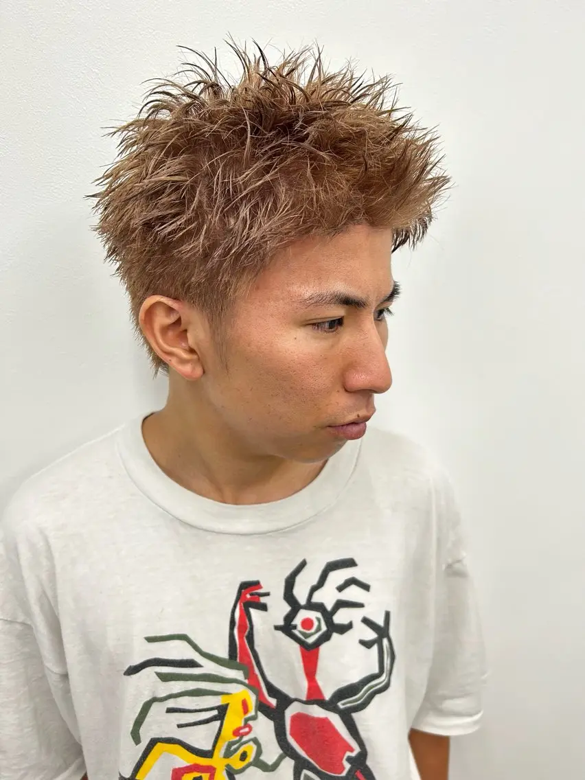 パーマ メンズ カット パーマ トリートメント ヘッドスパ ヘアセット イケメン製造機 🔥上原沙羅🔥のヘアスタイル