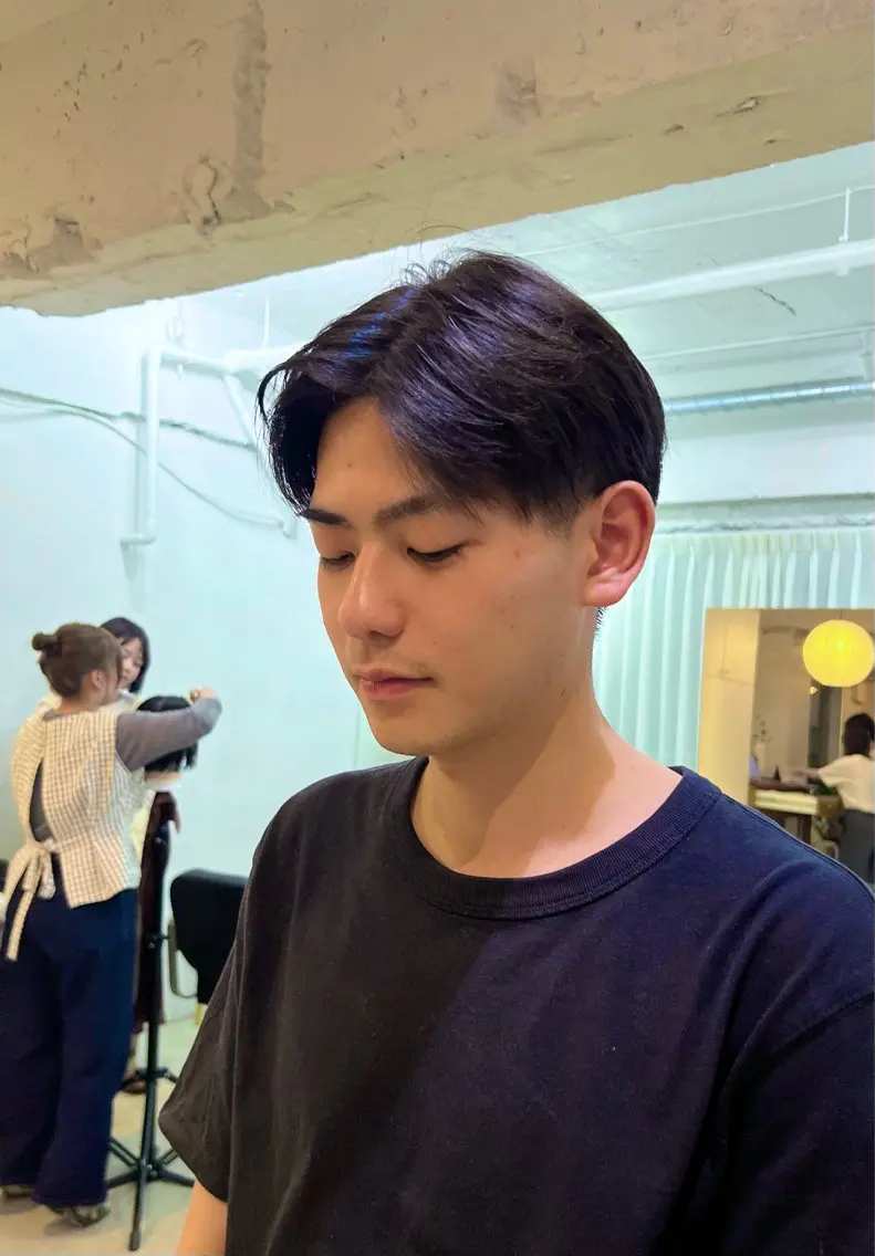 ショート メンズ ビジネス カット 北見 桃夏のヘアスタイル