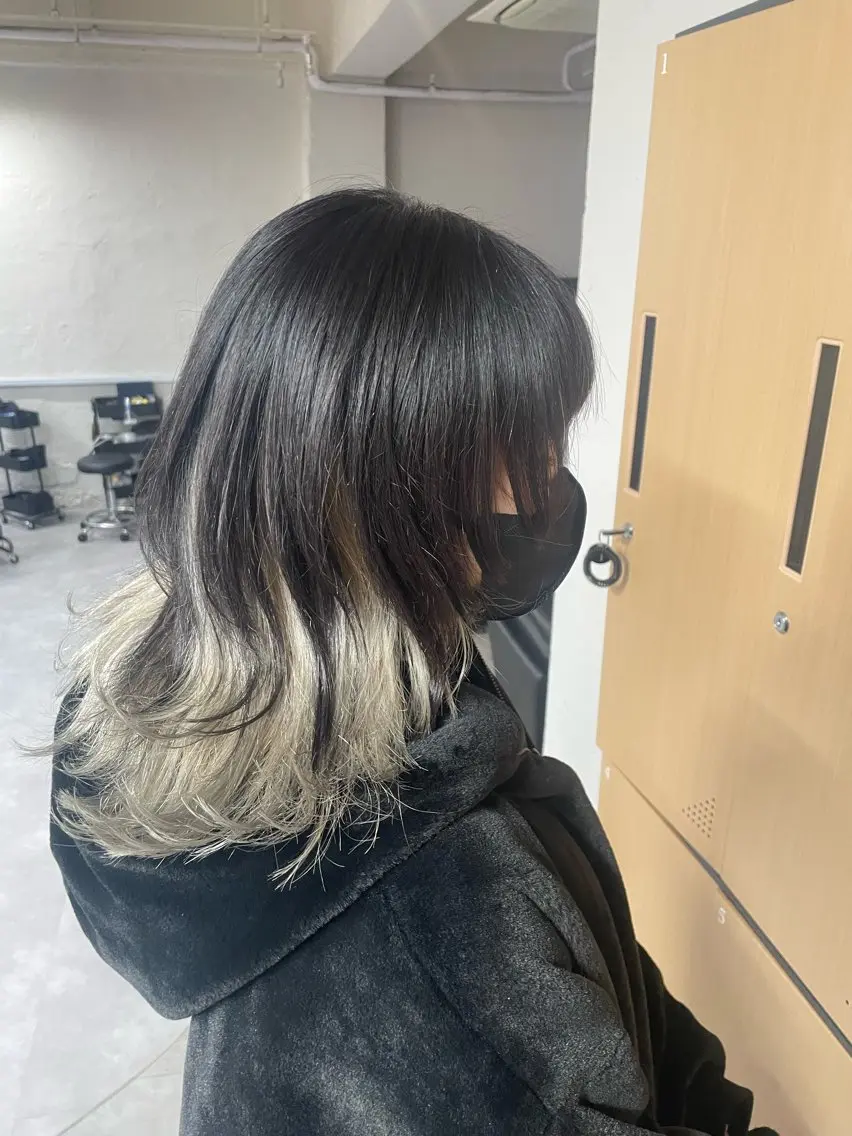ミディアム カット tokute 中野真咲🐺のヘアスタイル