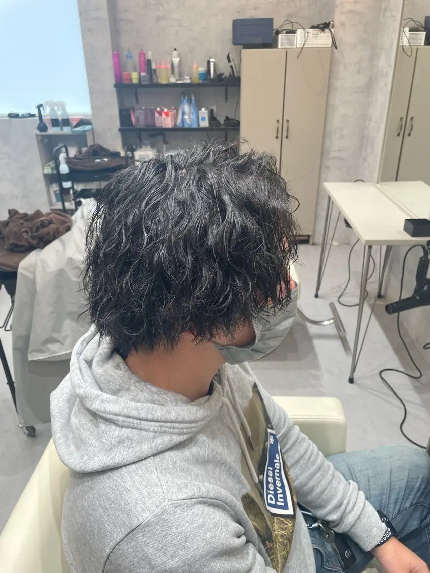 メンズ ブリーチ守口 rikiyanのヘアスタイル