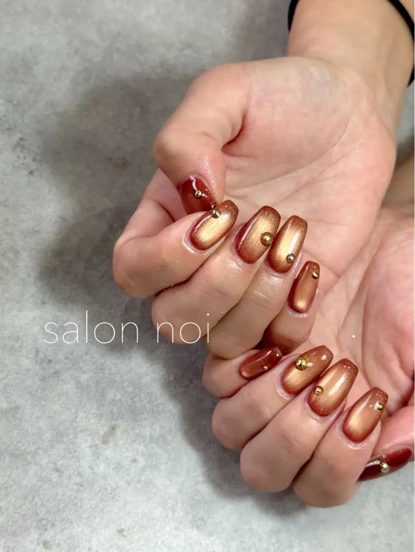 ネイル マグネットネイル ハンドネイル salon noiのネイルデザイン