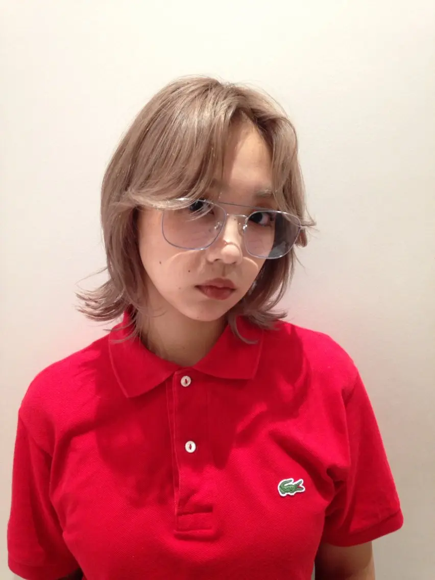 🟠ブリーチリタッチ＋カラー［ケアブリーチ］＋4stepトリートメント⭐️🟠の写真