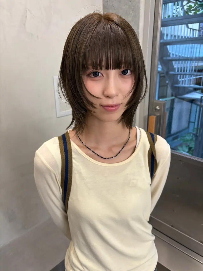 ショート カラー カット ヘアカラー トリートメント yuuna/ レイヤーカット🎀のヘアスタイル