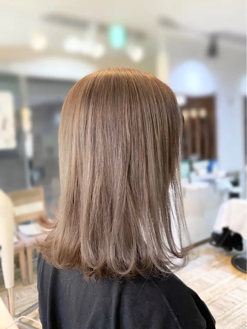 ミディアム カラー トリートメント 6月NEWopen/ MINAMI🩶のヘアスタイル