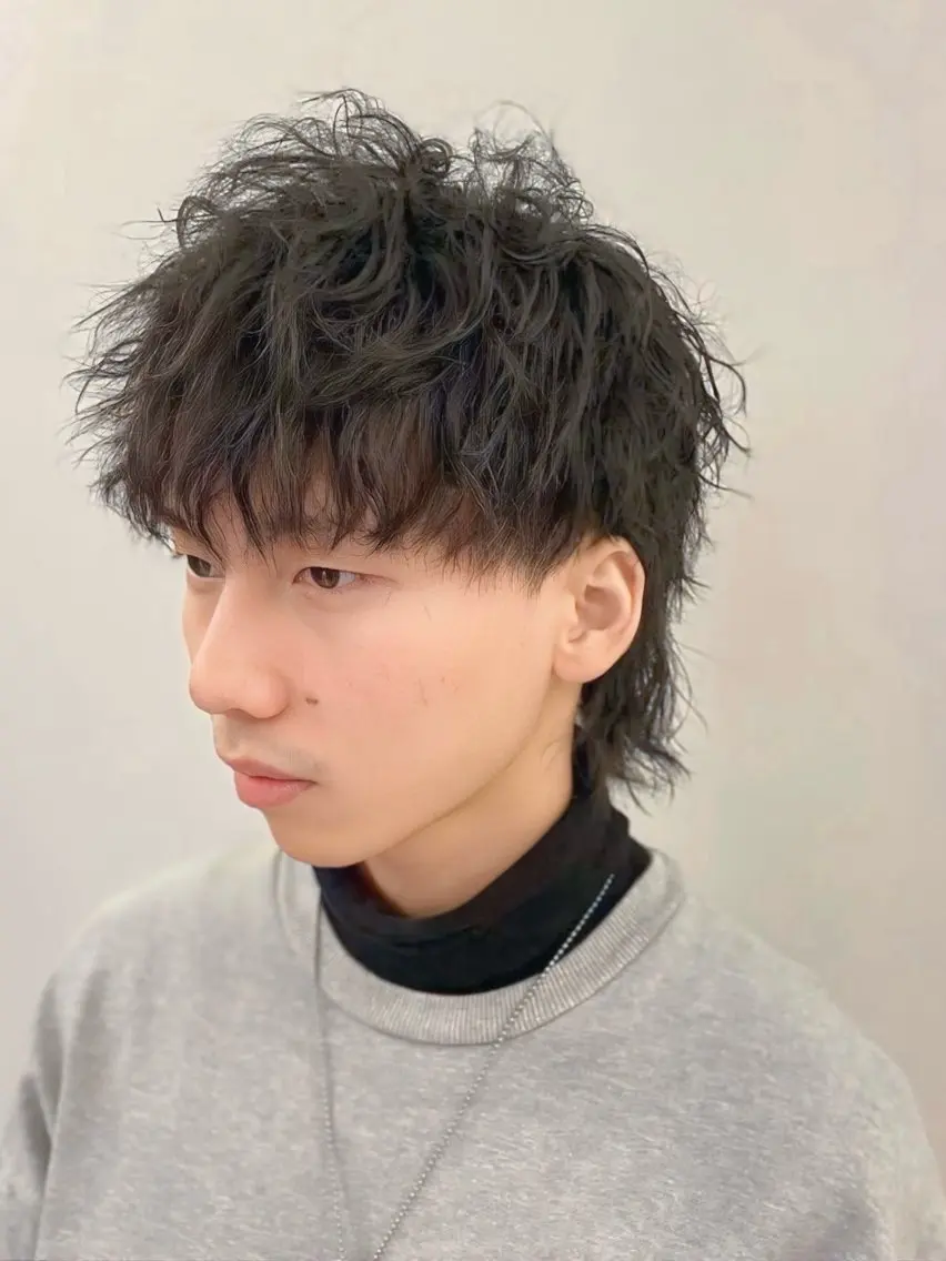 ショート パーマ メンズ カット パーマ メンズパーマ/カラー 中島 海のヘアスタイル