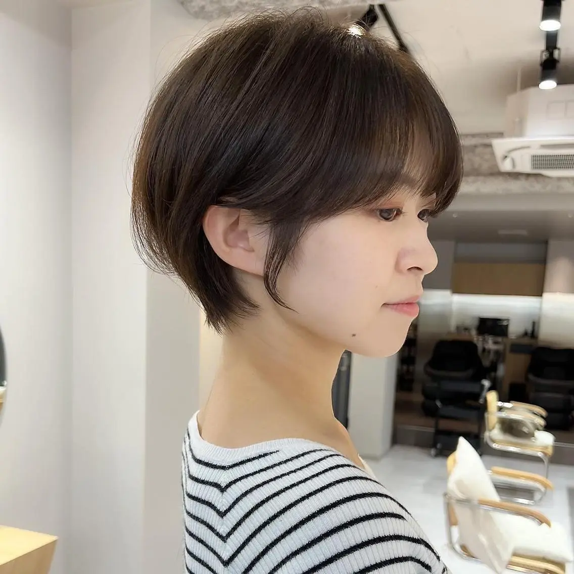 ショート 縮毛矯正 特化アツシのヘアスタイル