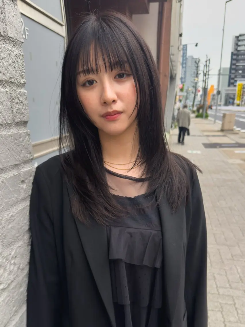 ロング 米澤 俊輔のヘアスタイル