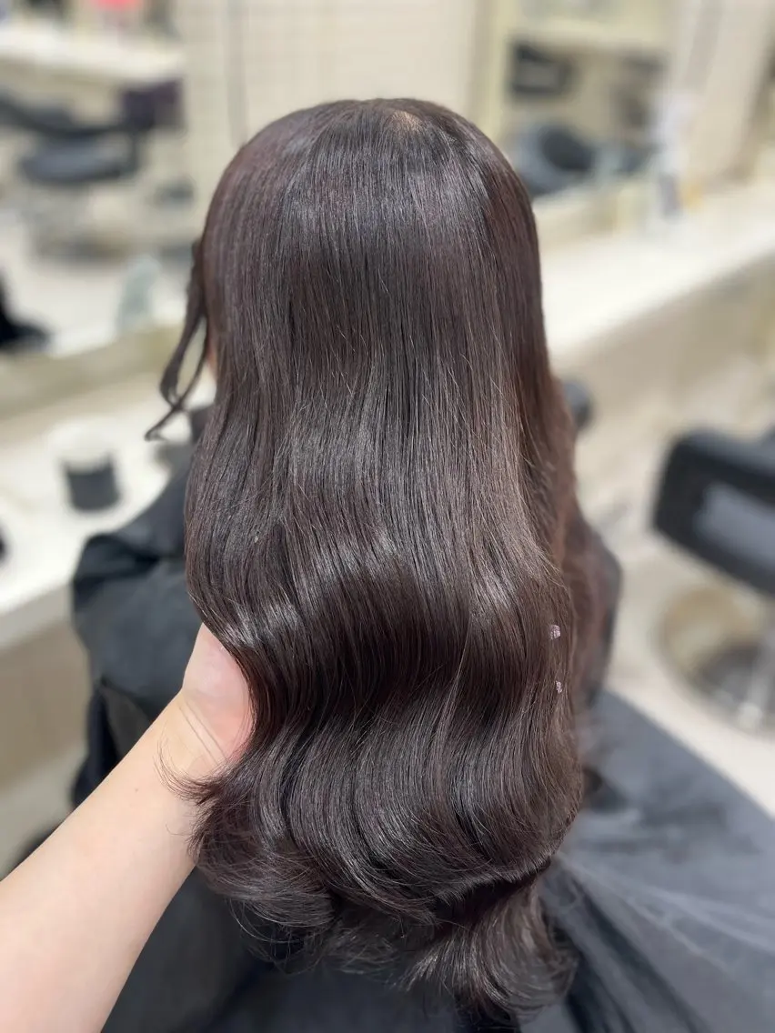 カラー カット ヘアカラー トリートメント ベージュ・ラベンダー カラー🎀りりのヘアスタイル