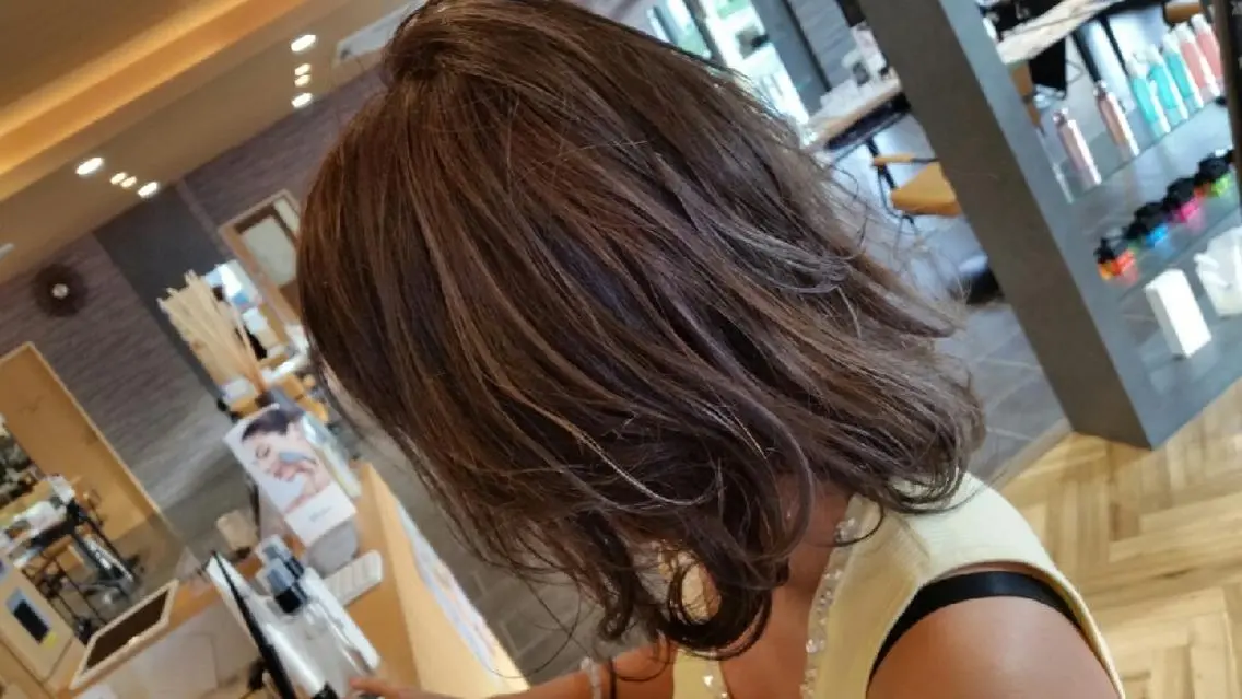 カラー 北野 親善のヘアスタイル