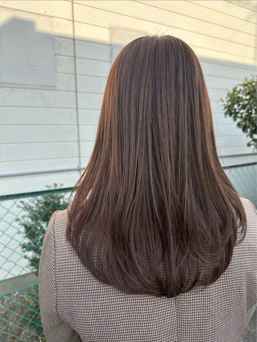 ロング カット ヘアカラー 🎀Kubu🍀 Natsumu🎀のヘアスタイル
