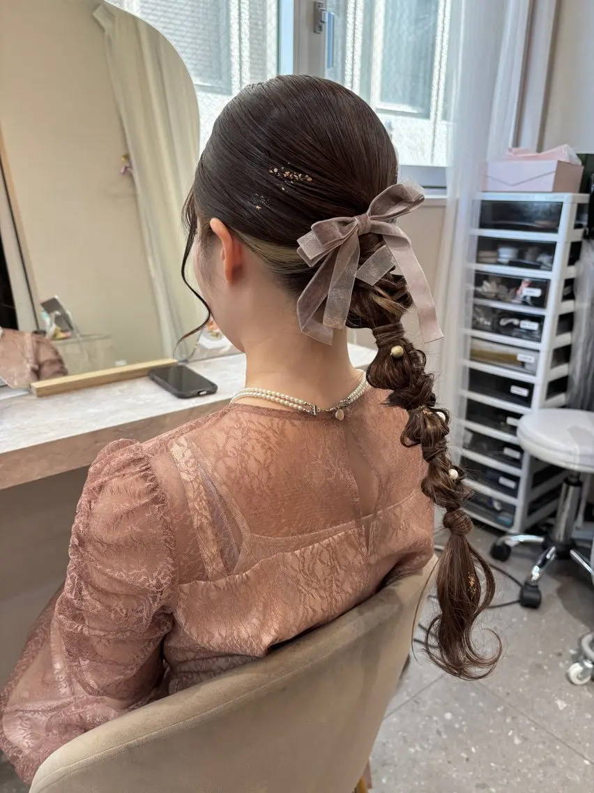 ヘアアレンジ Mila hinaのヘアスタイル