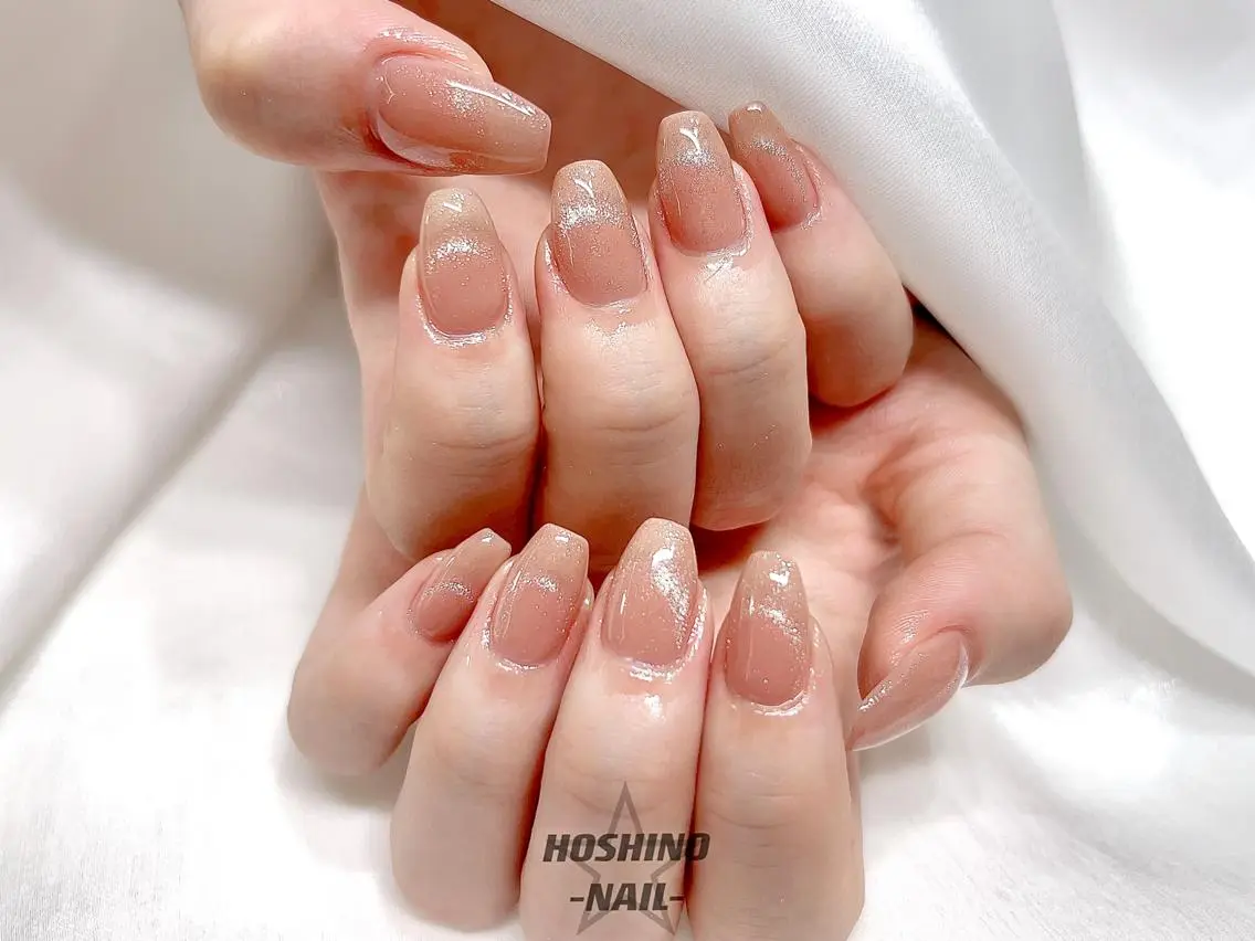 ネイル フレンチネイル マグネットネイル マグネットフレンチ ワンカラーネイル ★Rena Nail★のネイルデザイン