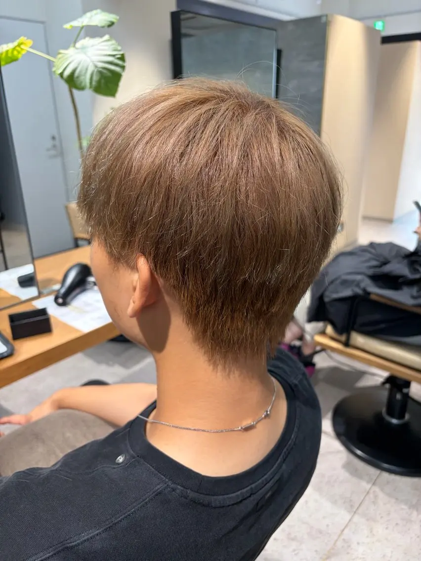 ショート カット パーマ 髪質改善/艶カラー✨ 50％オフ/斉藤広人のヘアスタイル