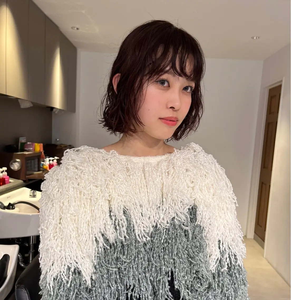 ショート パーマ ボブ 縮毛矯正 カットモデル募集中 IKUMI🎀のヘアスタイル
