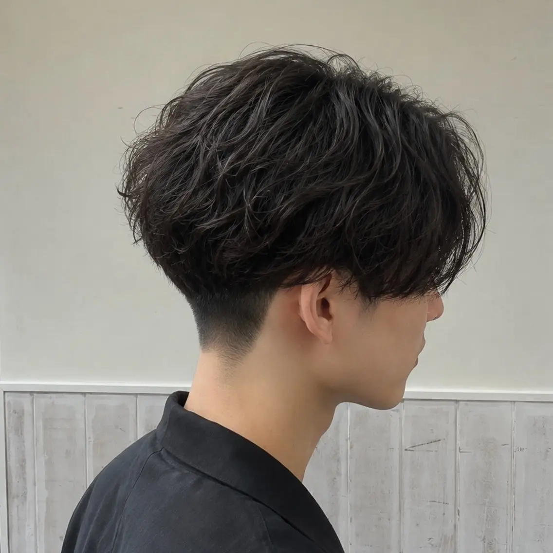 パーマ メンズ カット パーマ YUMEKA🩶/ 透明感カラー🥣のヘアスタイル