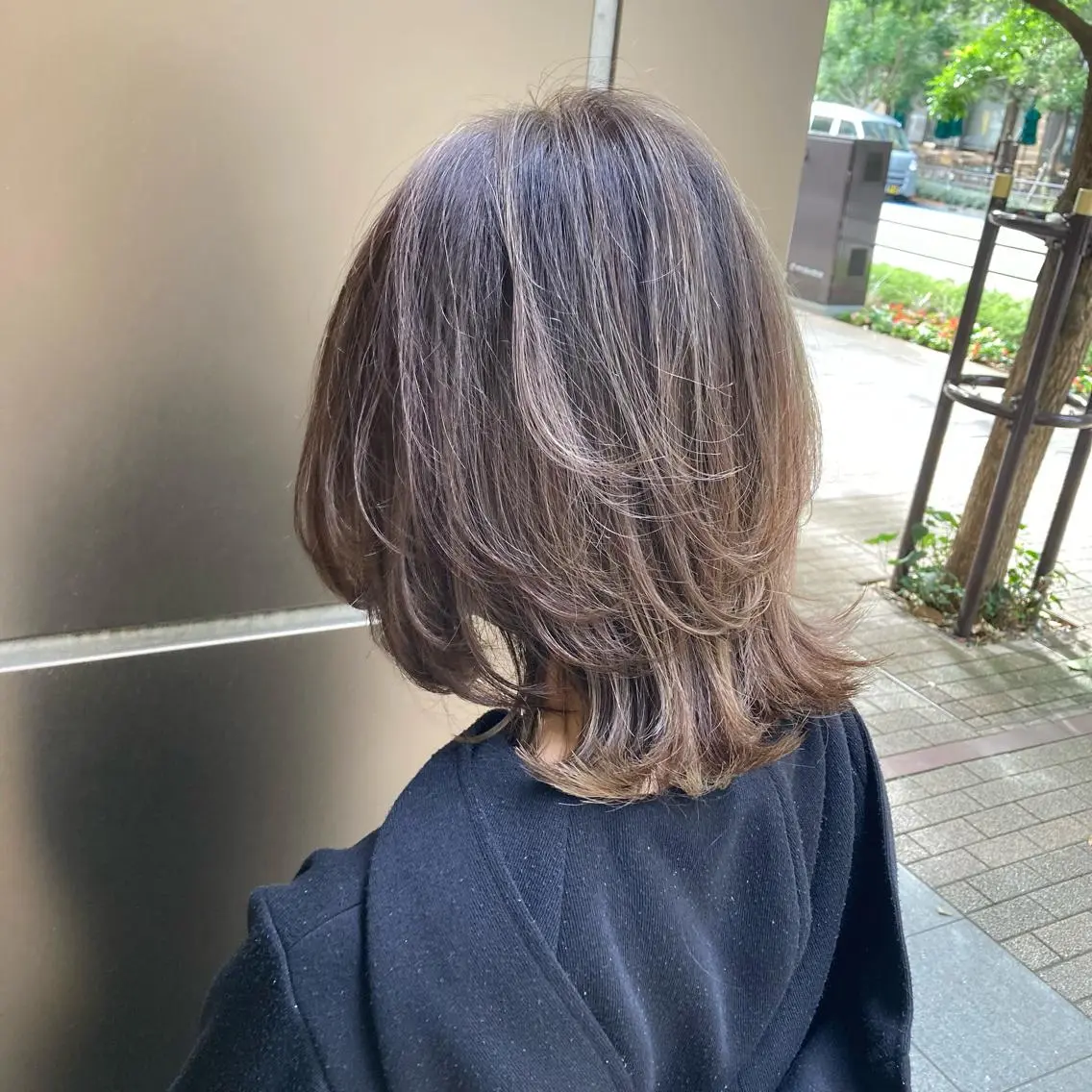 ショート カラー ハイライトカラー ハイライト ウルフカット 松岡 知のヘアスタイル
