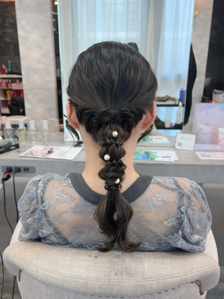 ヘアアレンジ ヘアセット 🫧Maho【浦和】 艶カラー/ヘアメ🫧のヘアスタイル