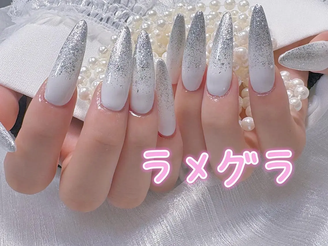 ネイル ハンドネイル 🐳彩羽チップ 長さだし専門🐳のネイルデザイン