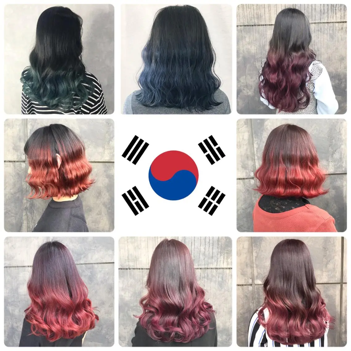 カラー ブリーチ グラデーションカラー オルチャンヘア K-POP好き美容師 🇰🇷Kai.Yのヘアスタイル