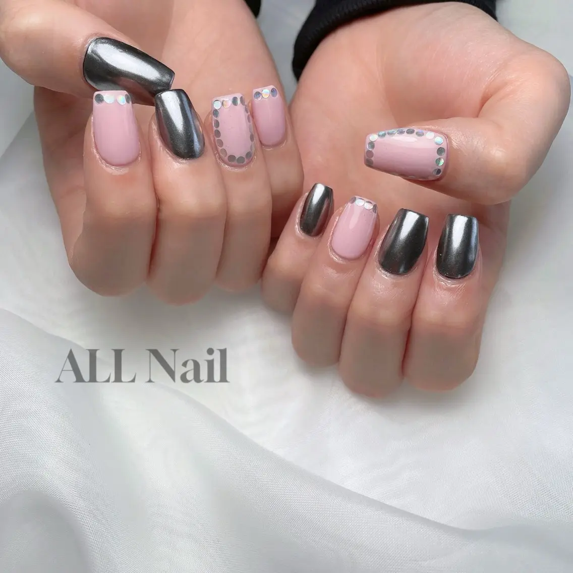ネイル 長さ出し ミラーネイル パステルネイル ALL Nail &whiteningのその他イメージ