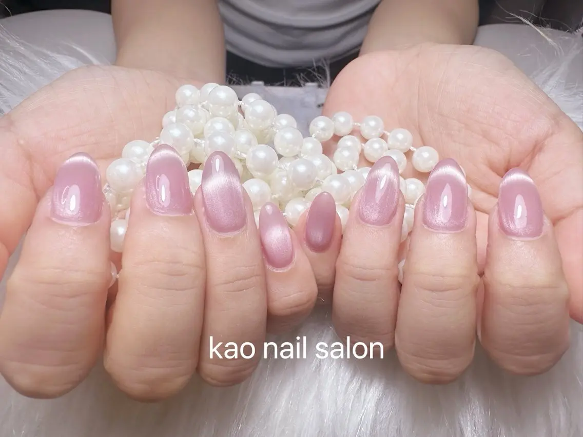 ネイル ハンドネイル kao nail マグネット/長さだしのネイルデザイン