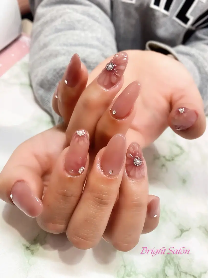 ネイル フラワーネイル ぷっくりネイル 大倉 絵理のその他イメージ