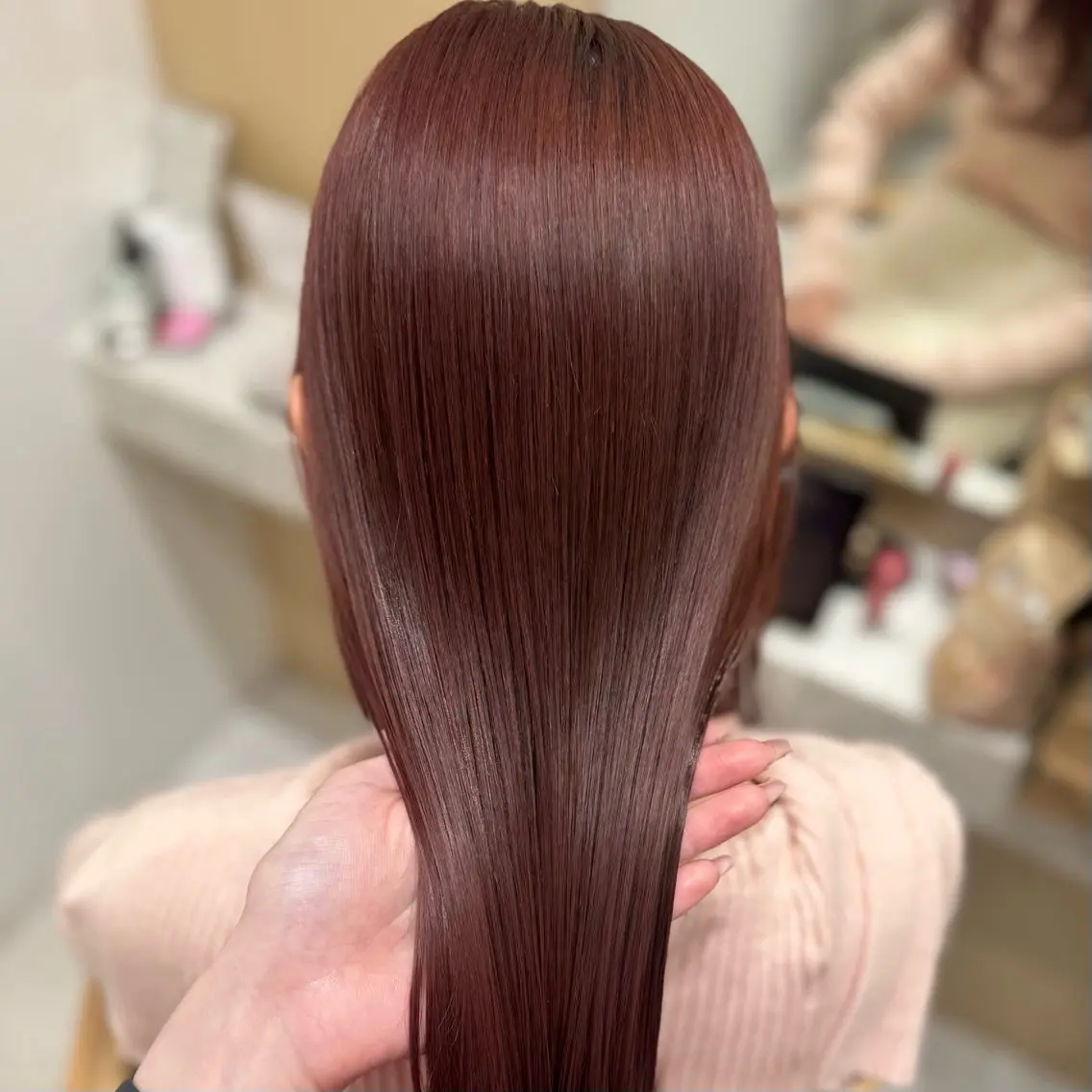 セミロング カラー ヘアカラー トリートメント 🌜美髪矯正/艶髪 /ボブ/こころ🌛のヘアスタイル