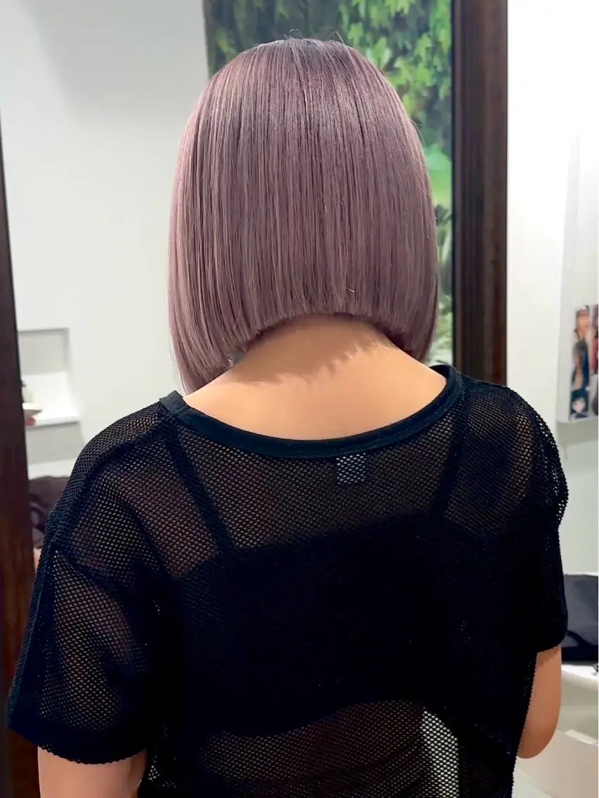 ✨ブリーチなしワンカラー（ピンク系🎀）✨の写真