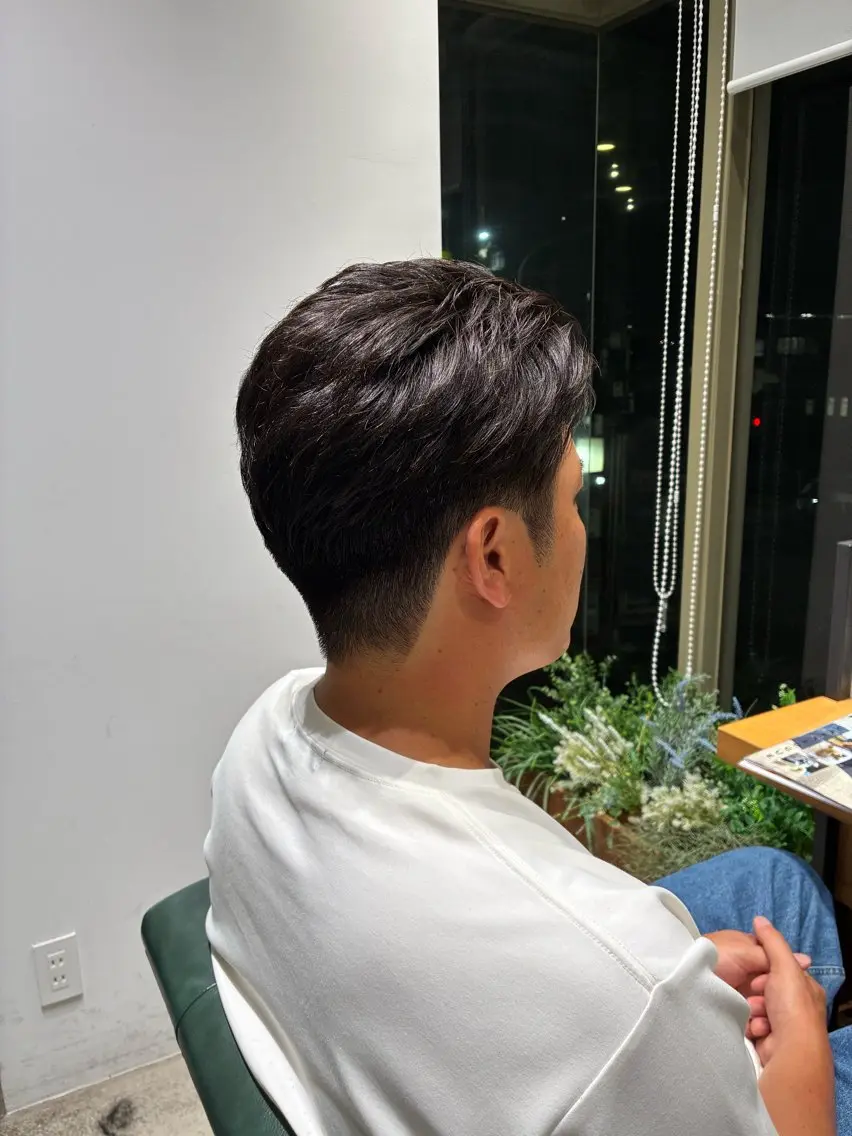 メンズ メンズベリーショート 平松 里穗のヘアスタイル
