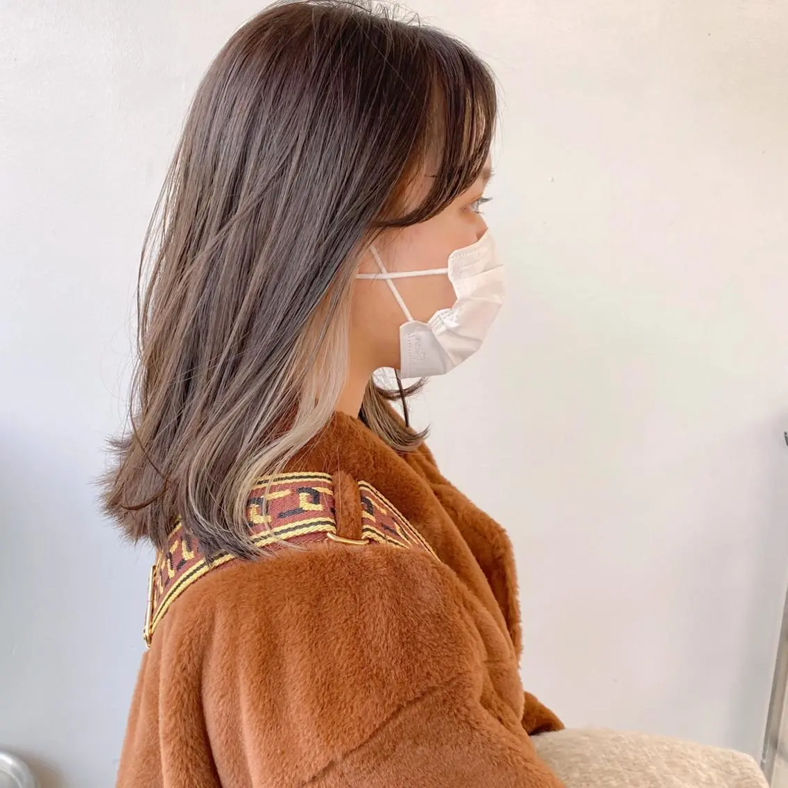 ミディアム カラー ヘアカラー トリートメント 中屋恵美⁑透明感 カラー⁑ナチュラルのヘアスタイル