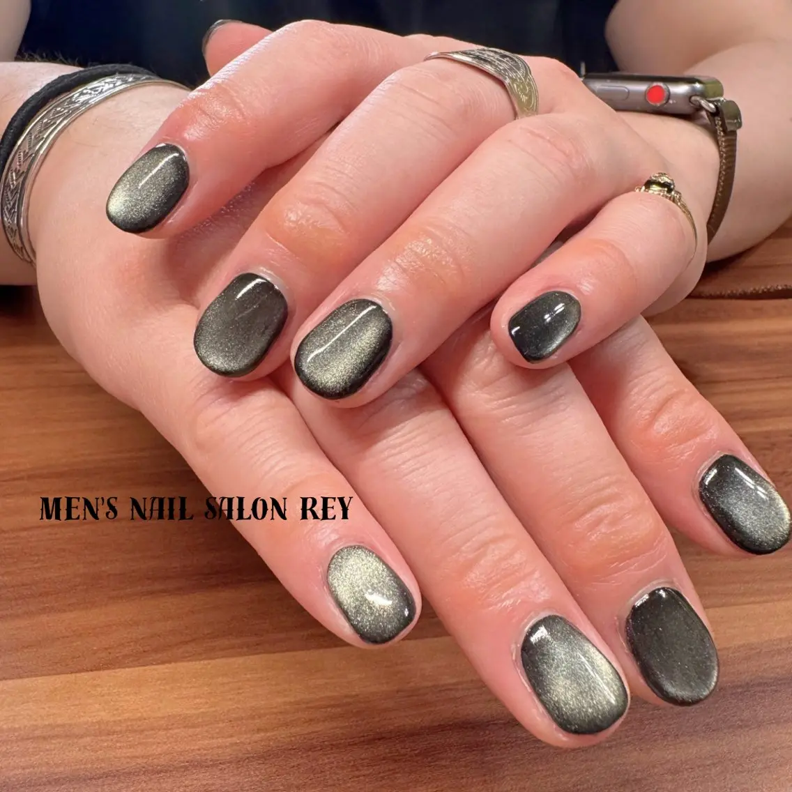 メンズ ネイル ハンドネイル men's nail salon Reyのネイルデザイン