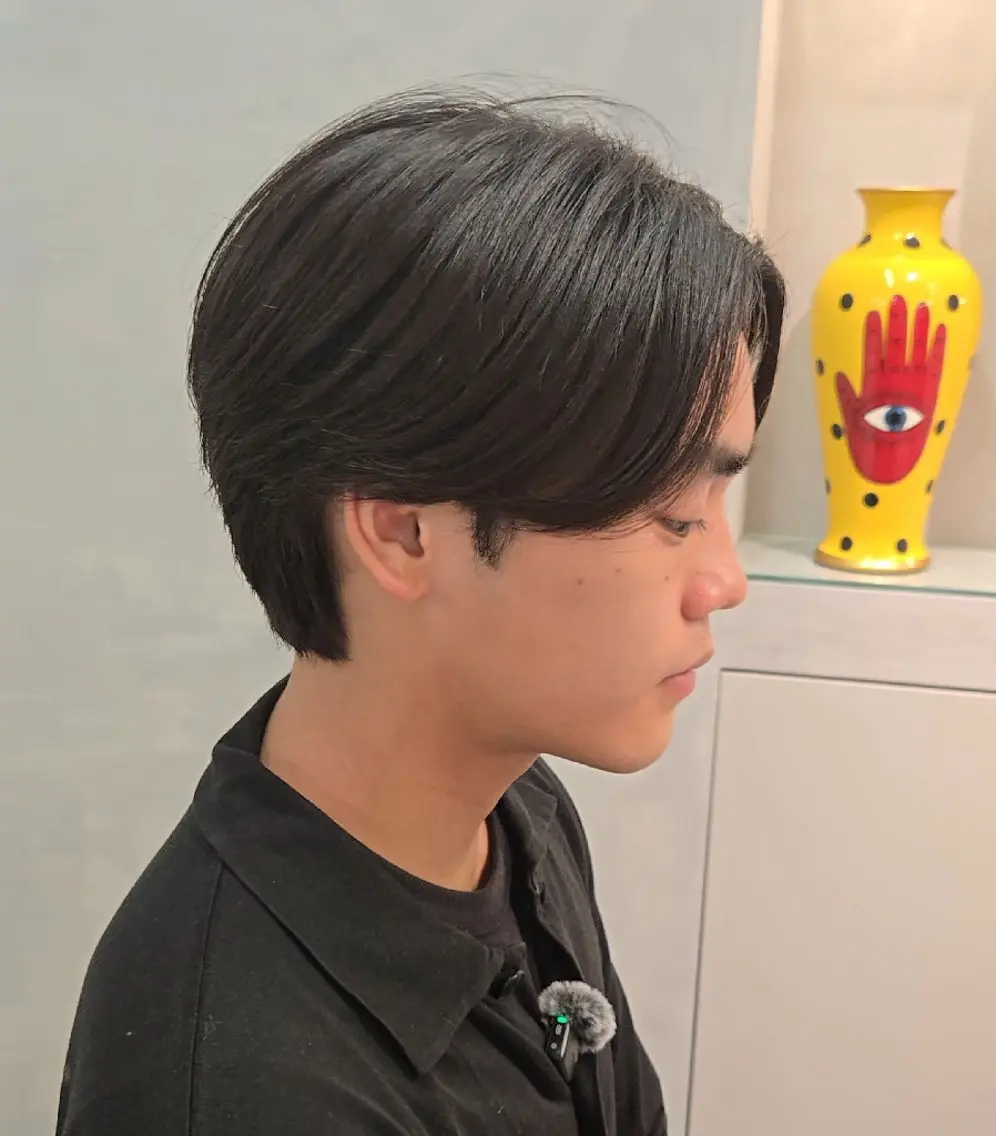ミディアム 渋谷メンズ特化 田中のヘアスタイル