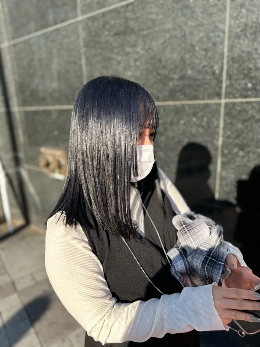 ミディアム 髪質改善 トリートメント カット ヘアカラー 池袋/レイヤーカット /ブリーチ/YUTAのヘアスタイル