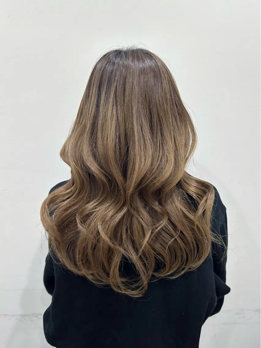 セミロング カラー レイヤーカット カット トリートメント 髙木美緒🌿 レイヤー/アレンジのヘアスタイル