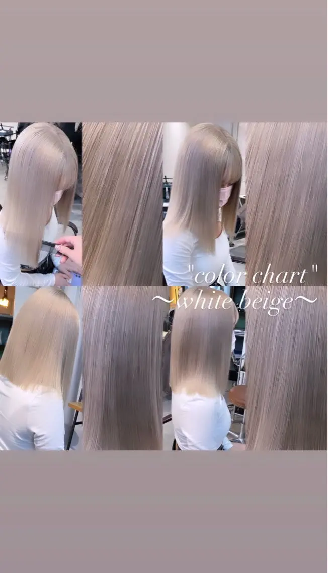 ミディアム カラー カット ヘアカラー トリートメント ヘアセット 💜ハイトーン💛 マジカルかいちゃんのヘアスタイル