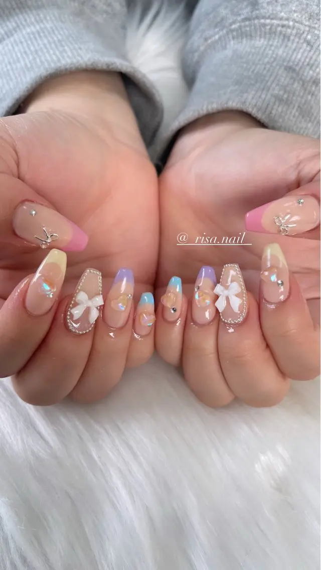 ネイル ハンドネイル 🅁nail🪞✨ risa🎀のネイルデザイン