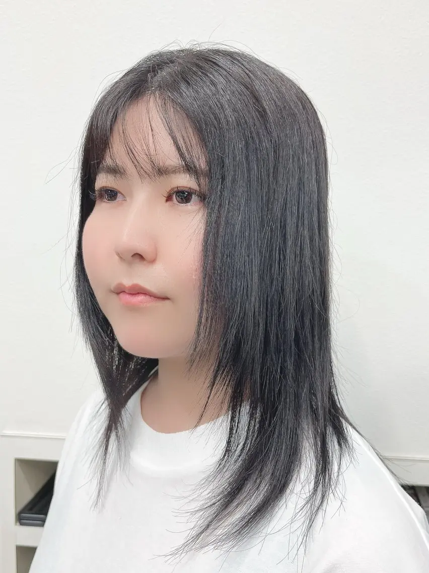 ロング カラー カット ヘアカラー 千佳 CHIKAのヘアスタイル