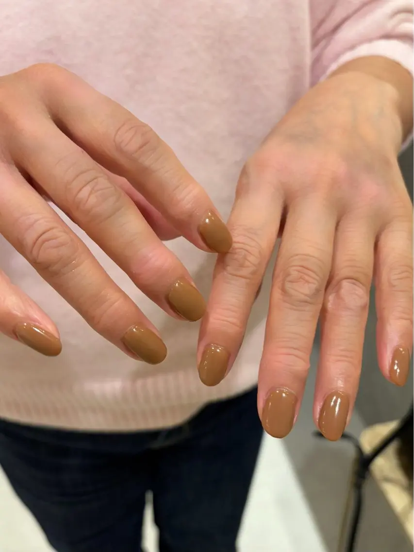 ネイル ワンカラーネイル salon madre Sakiのネイルデザイン