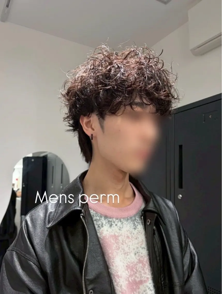 パーマ メンズ カット パーマ limitみづき🌙 レイヤーカットのヘアスタイル